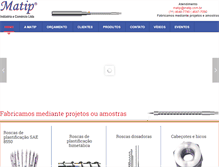 Tablet Screenshot of matip.com.br
